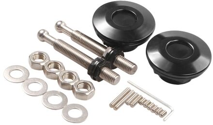 2X Knop Quick Release Hood Pin Lock Clip Auto Bumper Klink Kit