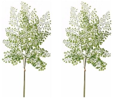 2x Kunstplant takken venushaar tak van 58 cm groen