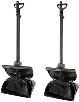 2x Luxe hotelstofblik met deksel en wieltjes 32 x 30 x 90 cm