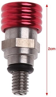 2x M4x0.7 Vork Air Bleeder Kleppen Voor Ktm Exc Sx Sxf Xc Xcw 250 500 525 530 Motocross Luchtdruk ontluchter Set Rood
