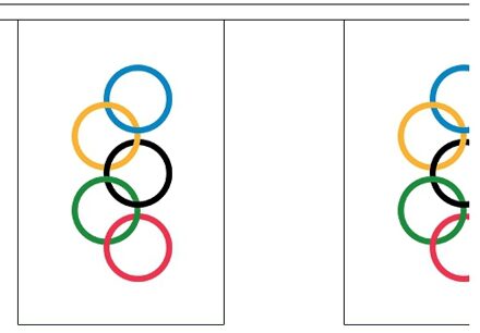 2x Olympische vlaggenlijnen 9 meter - Olympische Spelen decoratie/versiering