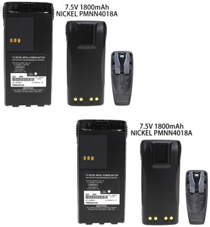 2X RB MOT PMNN4018A 1600mAh Ni-MH Two-Way Radio Battery for Motorola GP-308/88S, PRO3150, P-040/080,GT-2050, CP250/450, CP450LS