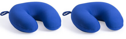 2x Reis kussens blauw - Action products