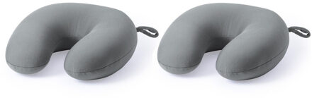 2x Reis kussens grijs - Action products