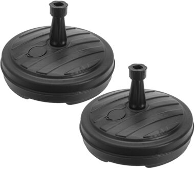 2x Ronde parasolvoet antraciet 42 cm 13 liter