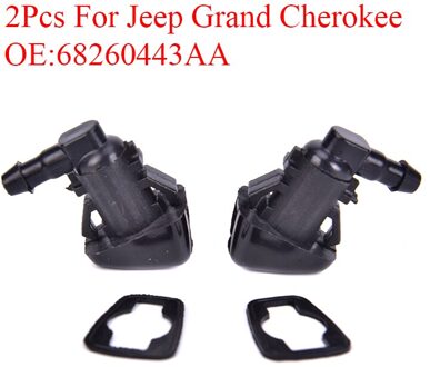 2X Ruitenwisser Wasmachine Spuitmond Voor Jeep Grand Cherokee 68260443AA