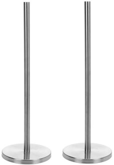 2x RVS toiletrol houder 45 cm - Action products