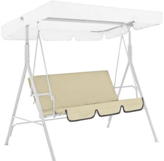 2x Stoel Luifel Cover Tuin Patio Swing Seat Cover Waterdicht Binnenplaats Opknoping Voor Home Tuin Leggen Accessoires 150x50x10cm Beige