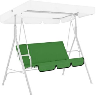 2x Stoel Luifel Cover Tuin Patio Swing Seat Cover Waterdicht Binnenplaats Opknoping Voor Home Tuin Leggen Accessoires 150x50x10cm groen