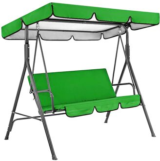 2x Stoel Luifel Cover Tuin Patio Swing Seat Cover Waterdicht Binnenplaats Opknoping Voor Home Tuin Leggen Accessoires 164x114x15cm groen