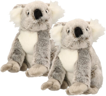 2x stuks pluche knuffel koala beer 25 cm - Australische dieren knuffels