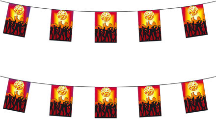 2x stuks Seventies/eighties disco thema slinger 3 meter