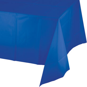 2x stuks tafelkleed blauw 274 x 137 cm - Feesttafelkleden