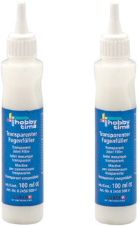 2x stuks tube Voegenlijm voor mozaiek steentjes/tegels - Mozieklijm - Mozaieken maken gereedschappen