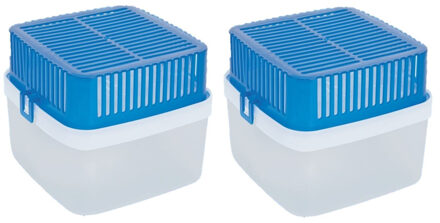 2x stuks vochtopnemers / vochtvangers 1,8 liter met 2x navulling