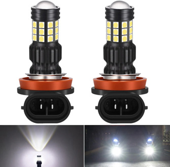 2X Super bright LED H11 H8 H9 Fog Light HB3 9005 LED Bulbs DRL Auto Lamp 16000LM 6000K White DC12-24V High power Foglamp