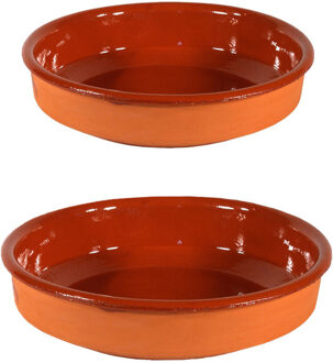 2x Tapas borden/ovenschalen set Sevilla 35 en 26 cm