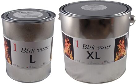 2x Tuinfakkels vuur verlichting blik 13 en 15 cm 5/12 branduren