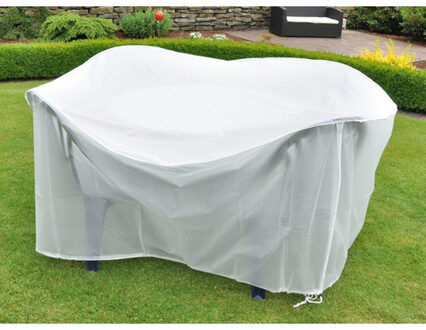 2x Tuinmeubelen afdekhoezen / beschermhoezen 200 x 80 cm