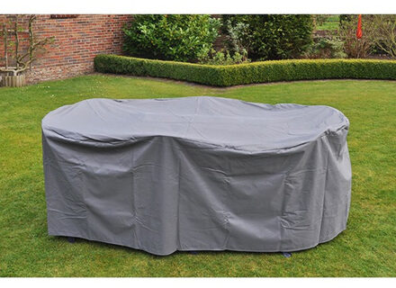 2x Tuinmeubelen afdekhoezen / beschermhoezen ovaal 230 x 135 x 7