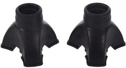 2X Wandelstok End Statief Cane Tip Self Staande Rubber NON-SLIP End Bodem