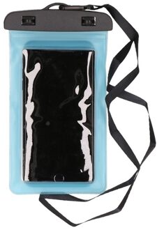 2x Waterdicht telefoonhoesje voor alle telefoons blauw