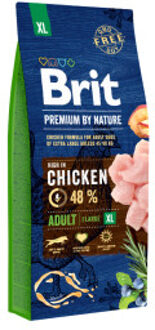 2x15kg Adult XL Brit Premium by Nature Hondenvoer