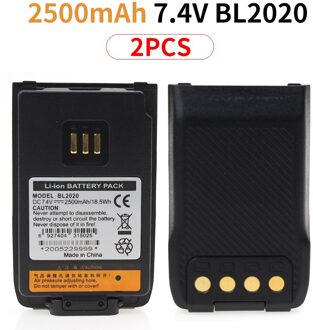 2X2500Mah BL1502 BL1504 BL2010 BL2020-EX Batterij Voor Hytera PD502 PD602 PD500 PD600 PD560 PD660 PD505 Twee Manier radio Batterij