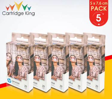 2x3" Compatible for HP Sprocket & Sprocket 2-in-1 for Mini Photographic Paper Pocket Photo Printer Zink Paste Photo Paper