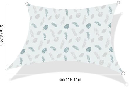 2X3M 3X4M Waterdichte Zon Onderdak Driehoek Zonnescherm Outdoor Luifel Tuin Patio Zwembad Shades Zeil luifel Camping Schaduwdoek Grote