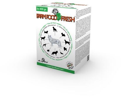 2x400 gr Farm food pens / hart compleet