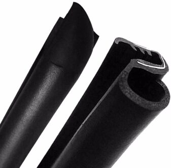 2X80Cm B Pijler Type Auto Rubberen Afdichting Strip Winddicht Anti-geluid Stofdicht Epdm Afdichting Strips Auto Styling Voor Auto auto Deur Rand