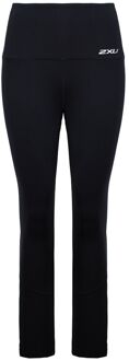 2XU Hi-Rise Compressie Dames Zwart/Zilver Panty - M (Lang)