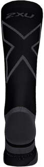 2XU Light Cushion Full Herensokken Zwart/Titanium