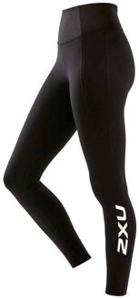 2XU New Heights Compression Dames Zwarte Halfhoge Panty