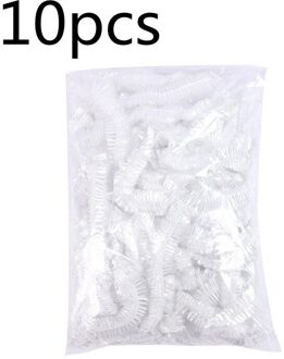 3/10 Stuks Wegwerp Douche Cap Hotel One-Off En Thuisgebruik Elastische Baden Hoed Kapsalon Badkamer producten Gereedschappen 10stk cap