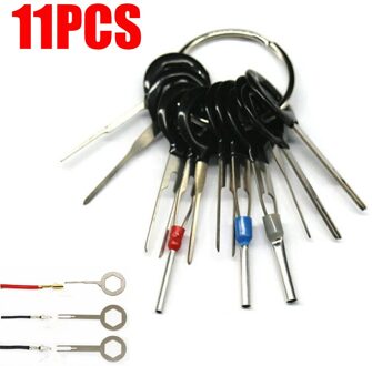 3/11Pcs Auto Terminal Verwijderen Kit Bedrading Crimp Connector Pin Extractor Puller Terminal Reparatie Professionele Tools Accessoires 11 stk