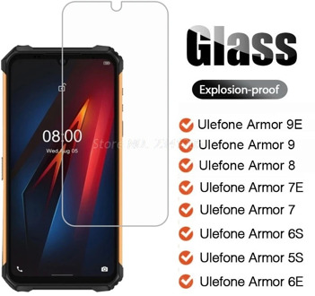 3-1Pcs Tempered Glass For Ulefone Armor 8 7E 7 6S 6E 5S X5 Screen Protector For Ulefone Armor 9E 9 6S 6E 5S X5 Protective Glass