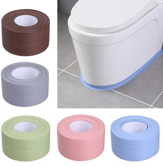 3.2 Meters Bathroom Shower Sink Bath Sealing Strip Tape White PVC Self adhesive Waterproof Wall sticker for Bathroom Kitchen