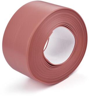 3.2M X 22Mm Badkamer Douche Wastafel Bad Afdichtstrip Tape Wit Pvc Zelfklevende Muurstickers Waterdichte Muur sticker Voor Keuken roze-3.2mX3.8cm
