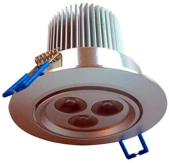 3*3 W RGB LED downlight; DC12V ingang; met 4 draad PWM driver binnen; maat: D90 * 75mm, cut gat: D75mm