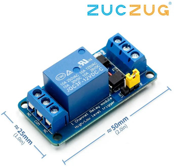 3.3V 5V 12V 24V 1 Channel Relay Module High and low Level Trigger Dual Optocoupler Isolation Relay Module Board