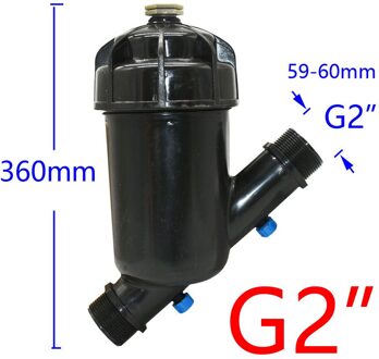 3/4 "1" 1.25", 1.5", 2 "120 Mesh Scherm Filter Tuin Druppelirrigatie Systeem Filter Mesh Landbouw Kas Sproeier Watering Blauw