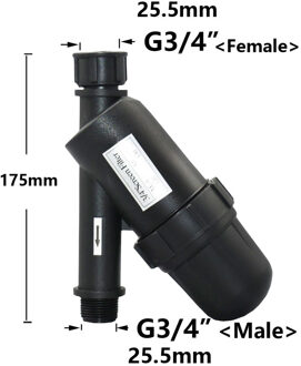 3/4 "1" 1.25", 1.5", 2 "120 Mesh Scherm Filter Tuin Druppelirrigatie Systeem Filter Mesh Landbouw Kas Sproeier Watering Bruin