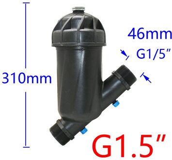 3/4 "1" 1.25", 1.5", 2 "120 Mesh Scherm Filter Tuin Druppelirrigatie Systeem Filter Mesh Landbouw Kas Sproeier Watering wit