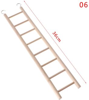 3/4/5/6/7/8 Ladder Vogels Speelgoed Houten Ladders Swing Scratcher Baars Klimmen Vogelkooi hamsters Papegaai Speelgoed Opknoping Dierbenodigdheden type 6-36cm