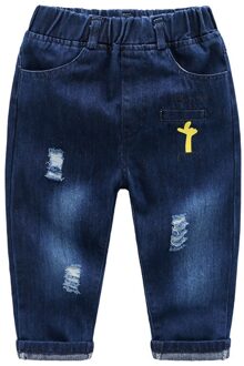 3 4 5 6 7 jaar Jongen Jeans Casual Ripped Denim Broek Lente Herfst Broek Peuter Baby Elastische Taille Kids broek Mode 3T