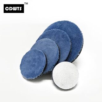 3/4/5/6/7Inch Microfiber Polijsten Pad Pack 10 Polijsten Buffing Pad Kits Micro fiber Voor Da/Ro Auto Polijstmachine 6duim x 10stk
