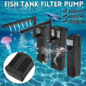 3/4/8/22W Aquarium Aquarium Interne Filter Pomp 250L 220V-240V dompelpomp 8W