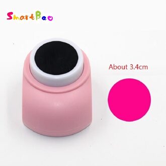 3.4 cm Cirkel Scrapbooing Punch opruwen gereedschap cirkel scrapbooking stoten diy papier snijden handgemaakte scrapbook puncher